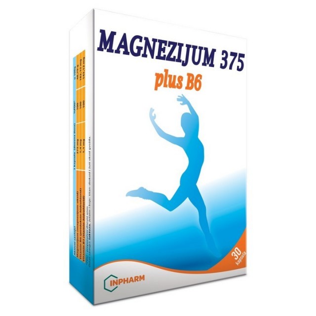 Magnezijum 375 Plus B6 30 kapsula Magnezijum 375 Plus B6 30 kapsula