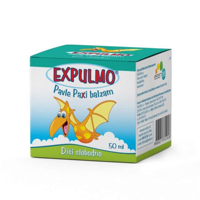 Pavle Paxi balzam za lakše disanje 50ml Expulmo Pavle Paxi balzam za lakše disanje 50ml Expulmo