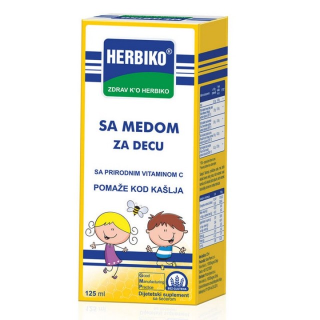 Herbiko sa medom za decu 125 ml