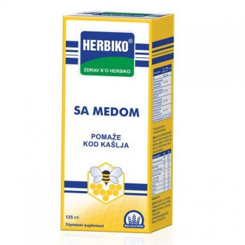 Herbiko sa medom 125 ml  Herbiko sa medom 125 ml