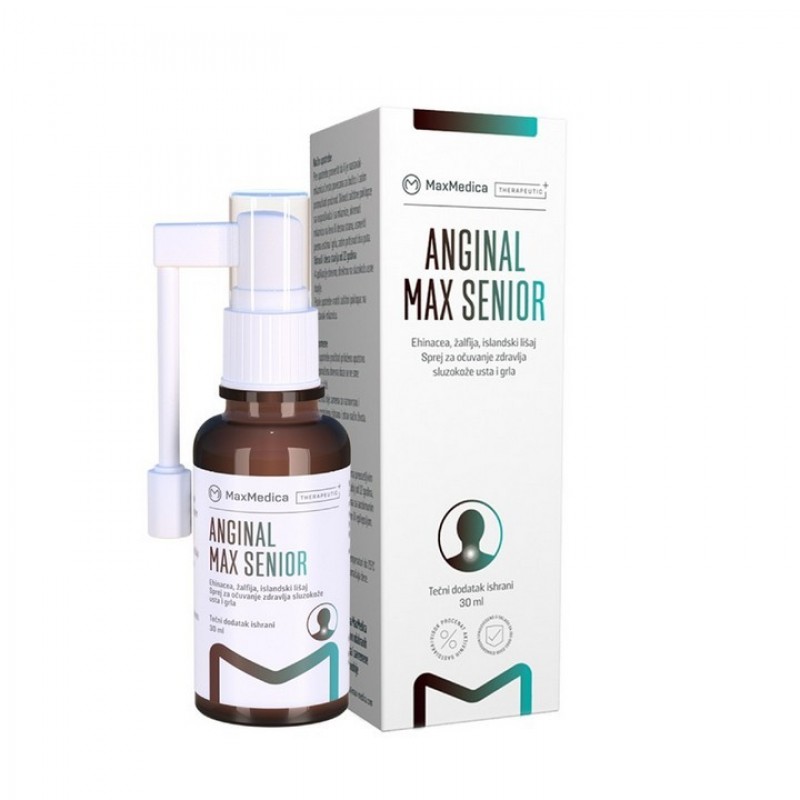 Anginal Max Senior Sprej 30ml | Online prodaja farmaceutskih proizvoda ...