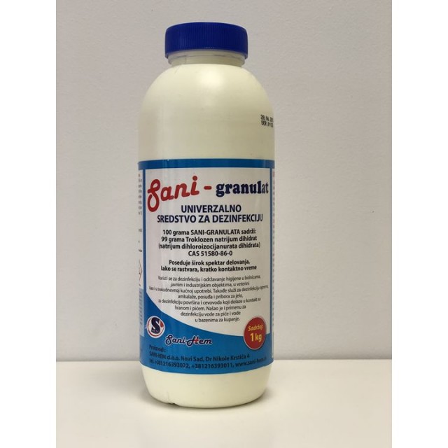 Sani granulat za domaćinstvo 1 kg Sani granulat za domaćinstvo 1 kg