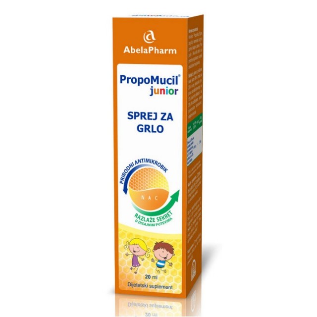 PropoMucil Junior sprej za grlo 20 ml PropoMucil Junior sprej za grlo 20 ml