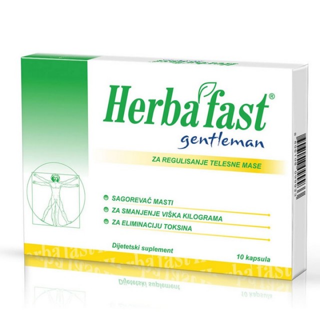 Herbafast gentelman 10 kapsula