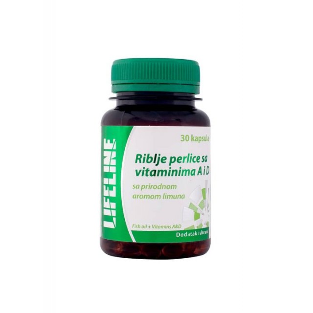Riblje perlice sa vitaminima A i D 30 kapsula Riblje perlice sa vitaminima A i D 30 kapsula