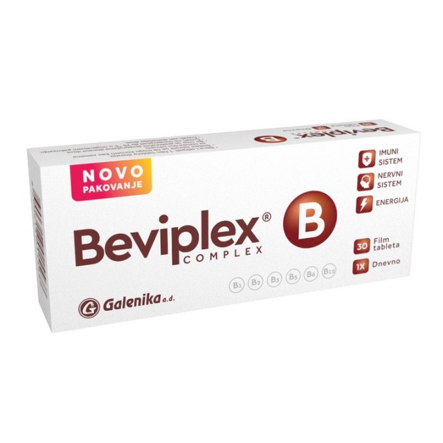 Beviplex B complex ftbl. A30 Beviplex B complex ftbl. A30