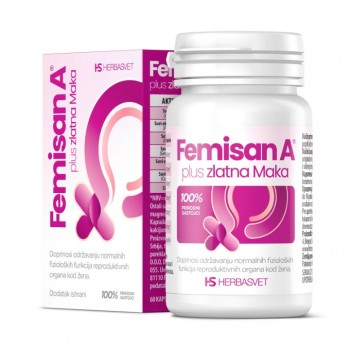 FemiSan A kapsule sa zlatnom makom a60