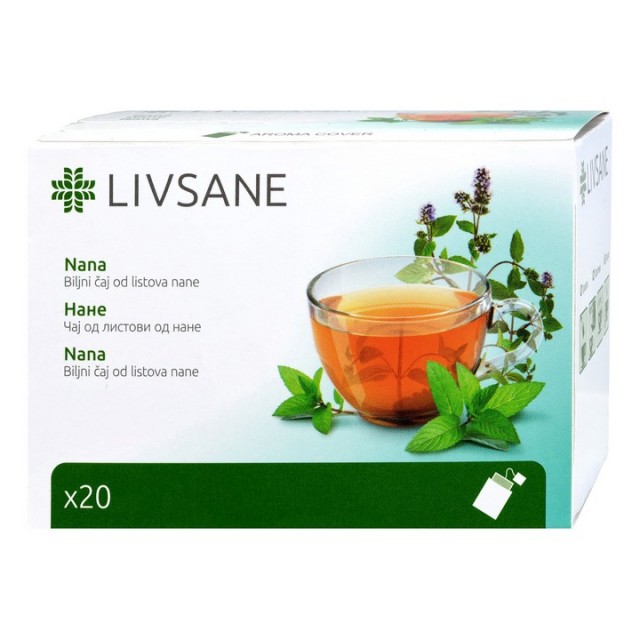 LIVSANE Čaj nana 20 filter kesica LIVSANE Čaj nana 20 filter kesica