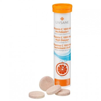 LIVSANE Vitamin C 1000 mg eff. A20