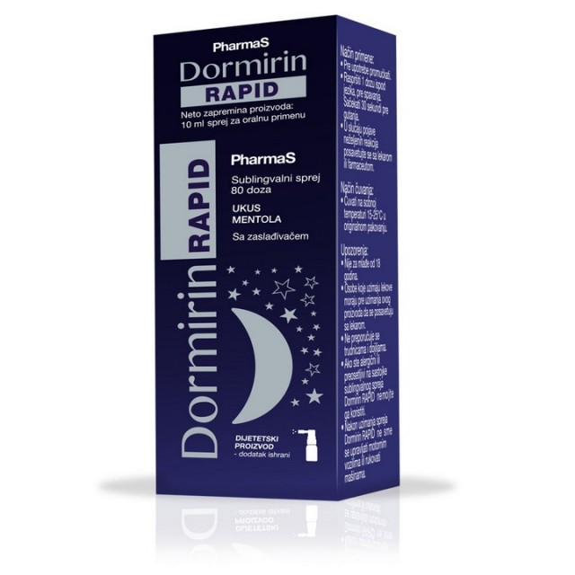 Dormirin RAPID sprej 10 ml Dormirin RAPID sprej 10 ml