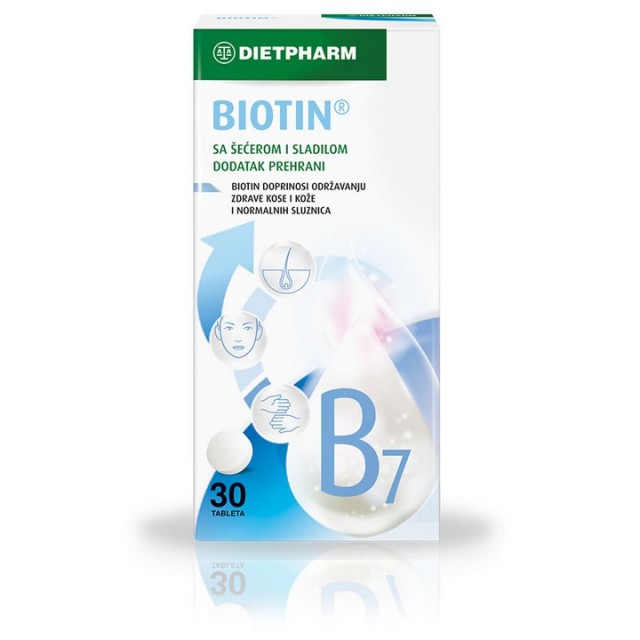 BIOTIN tablete 30 tableta BIOTIN tablete 30 tableta