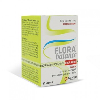 FLORA balance Boulardii 10 kapsula