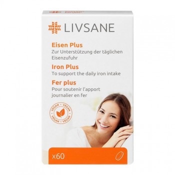 LIVSANE Gvožđe Plus 60 tableta LIVSANE Gvožđe Plus 60 tableta