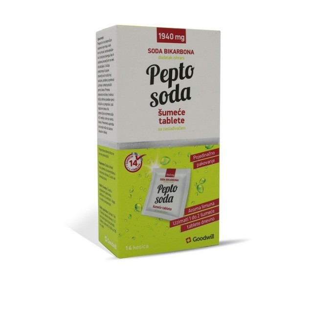 Pepto Soda šumece tablete 14 kesica