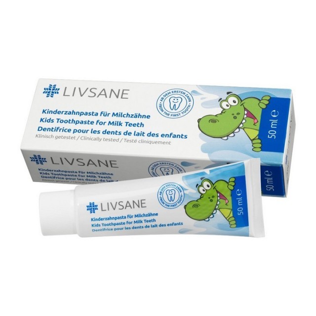 LIVSANE Pasta za mlečne zube 50 ml LIVSANE Pasta za mlečne zube 50 ml