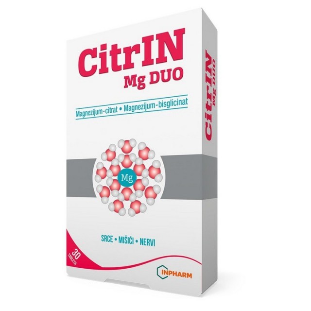 Citrin Mg Duo 30 tableta Citrin Mg Duo 30 tableta