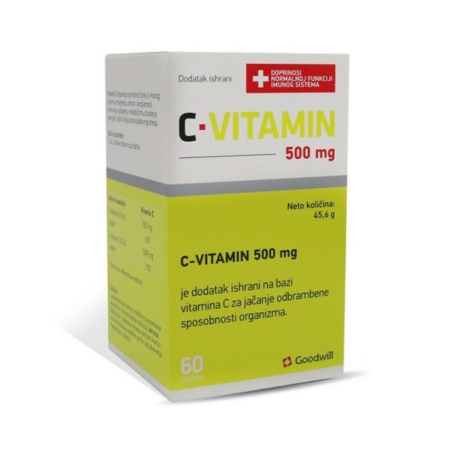 Vitamin C 500mg 60 tableta