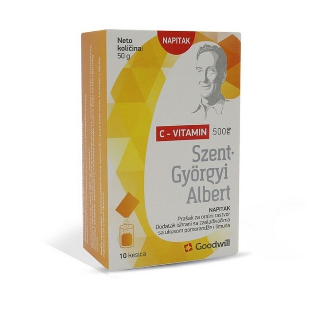 C-Vitamin 500mg Szent-Györgyi Albert napitak 10 kesica C-Vitamin 500mg Szent-Györgyi Albert napitak 10 kesica