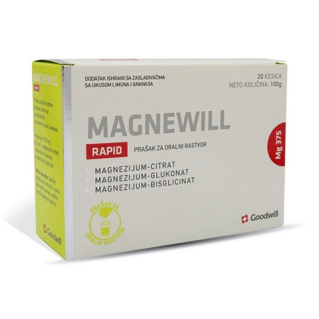 MagneWill RAPID 20 kesica MagneWill RAPID 20 kesica
