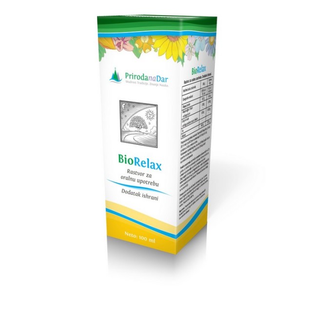 BioRelax kapi protiv nesanice i za smirenje živaca 100 ml