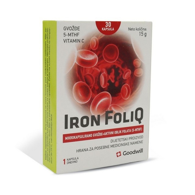 Iron FoliQ 30 kapsula