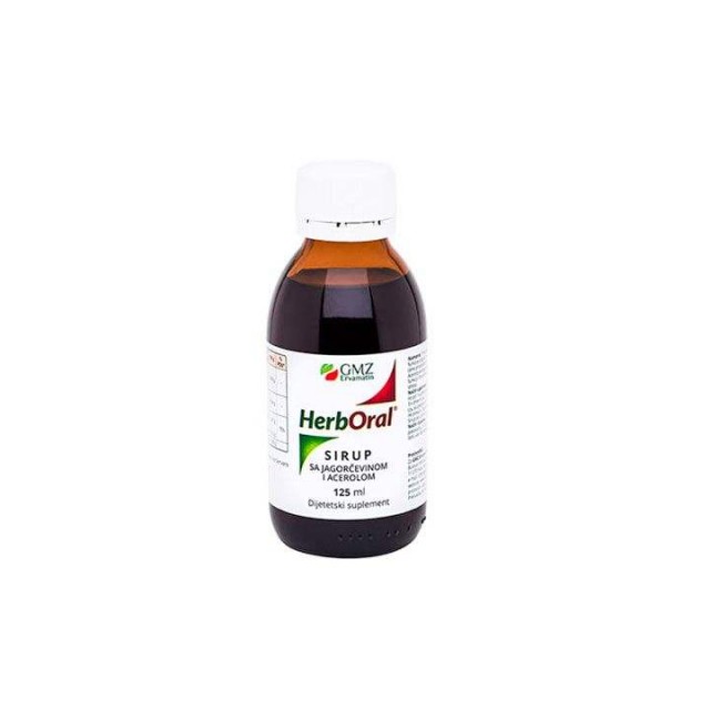HerbOral sirup sa jagorcevinom i acerolom 125ml HerbOral sirup sa jagorcevinom i acerolom 125ml