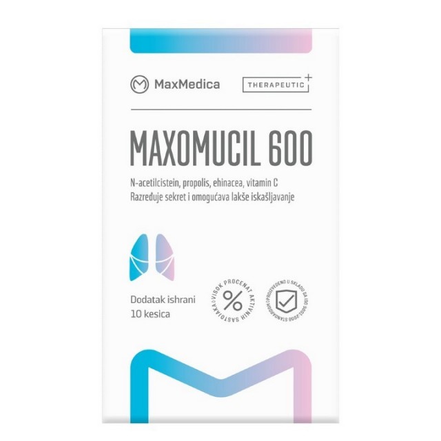 Maxomucil 600 10 kesica