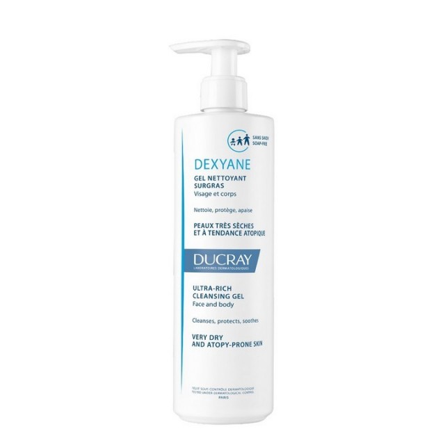 Ducray Dexyane gel za čišćenje 400 ml
