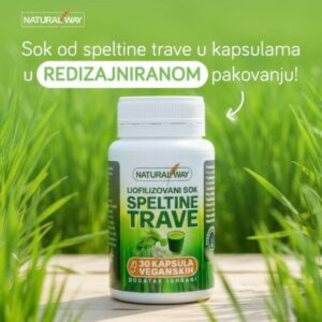 Sok od pšenične trave u kapsulama