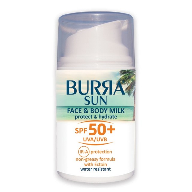 Burra Sun Face&Body milk SPF50+ 50ml Burra Sun Face&Body milk SPF50+ 50ml