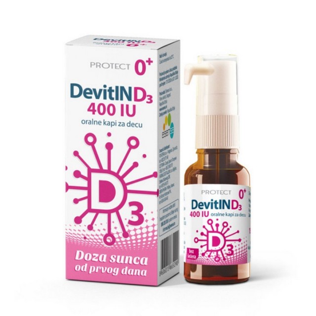Devitin D3 400 IU oralne kapi za decu 15ml