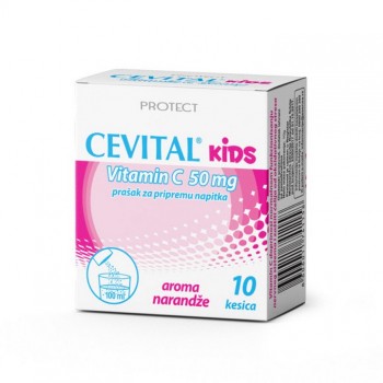 Cevital Kids Vitamin C 50mg prašak 10x1g Cevital Kids Vitamin C 50mg prašak 10x1g