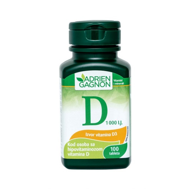 Adrien Gagnon Vitamin D 100 tableta Adrien Gagnon Vitamin D 100 tableta