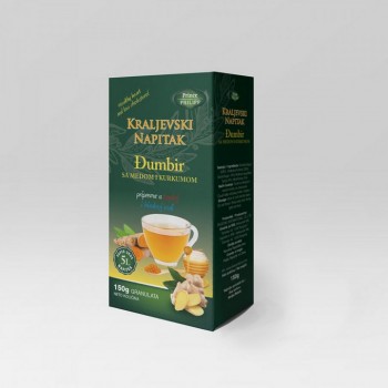 Kraljevski napitak - Đumbir sa medom i kurkumom 150gr Kraljevski napitak - Đumbir sa medom i kurkumom 150gr