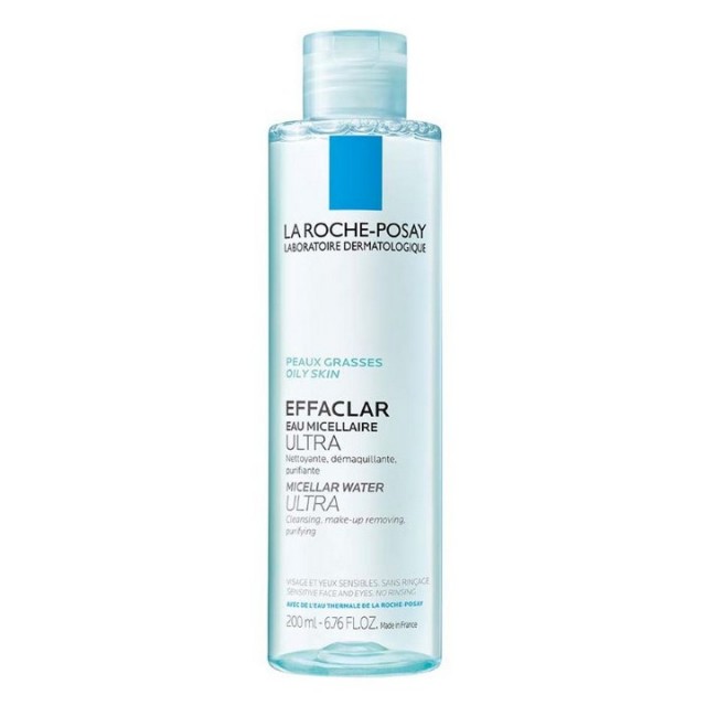 La Roche-Posay EFFACLAR Micelarna voda - masna i osetljiva koža 200 ml