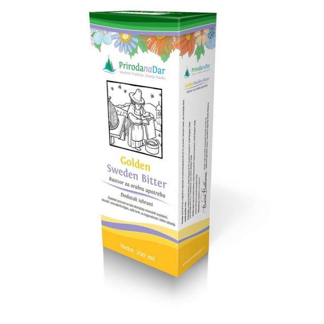 Golden Sweden Bitter eliksir dugovečnosti 250 ml Golden Sweden Bitter eliksir dugovečnosti 250 ml