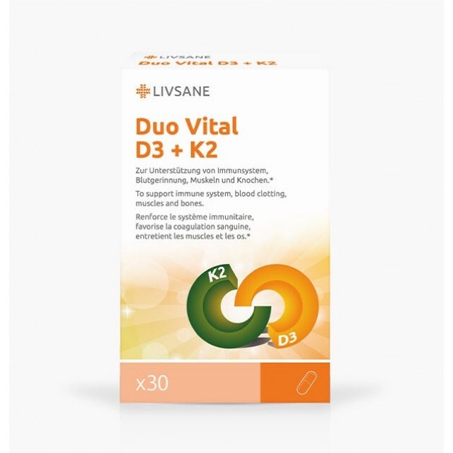 LIVSANE Duo Vital 30 kapsula D3+K2 LIVSANE Duo Vital 30 kapsula D3+K2