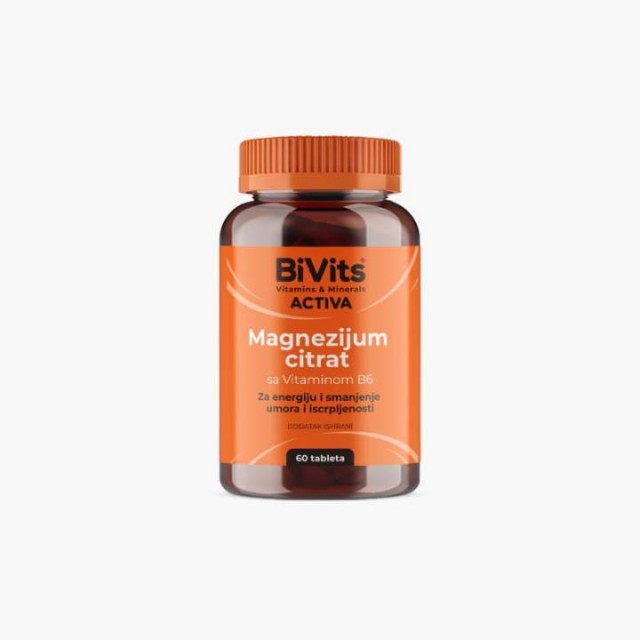 BiVits Magnezijum Citrat sa vitaminom B6 60 tableta