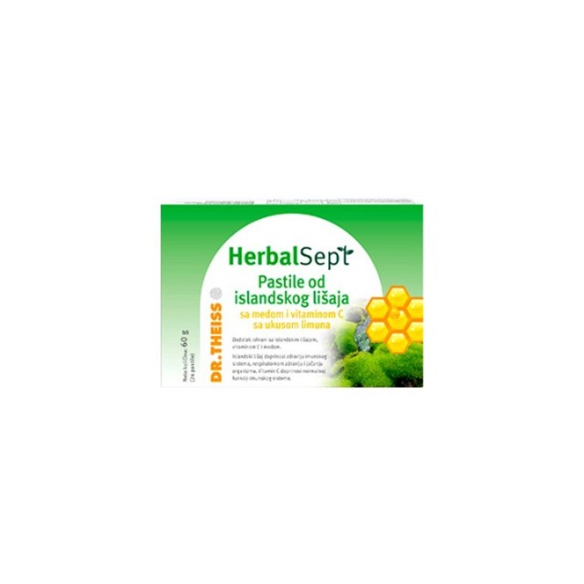HerbalSept 24 pastile sa islandskim lišajem HerbalSept 24 pastile sa islandskim lišajem
