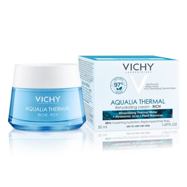 VICHY AQUALIA THERMAL bogata krema za suvu do veoma suvu kožu 50ml VICHY AQUALIA THERMAL bogata krema za suvu do veoma suvu kožu 50ml