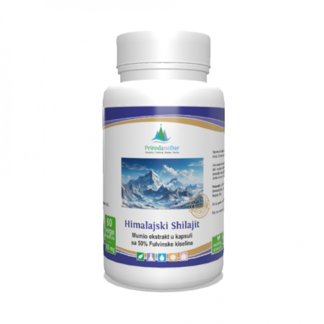 Himalajski Shilajit kapsule 60 x 500 mg
