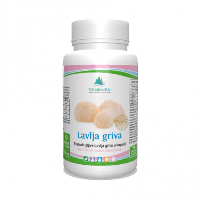 Lavlja griva gljiva 60 kapsula