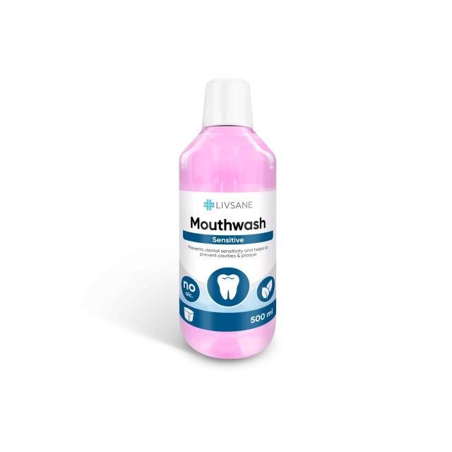 LIVSANE tečnost za ispiranje usta Sensitive 500 ml