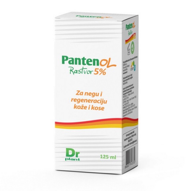 Dr Plant Pantenol rastvor 5% za regeneraciju kože i kose 125ml Dr Plant Pantenol rastvor 5% za regeneraciju kože i kose 125ml