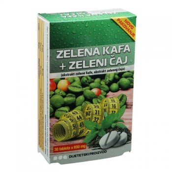 Zelena kafa + zeleni čaj