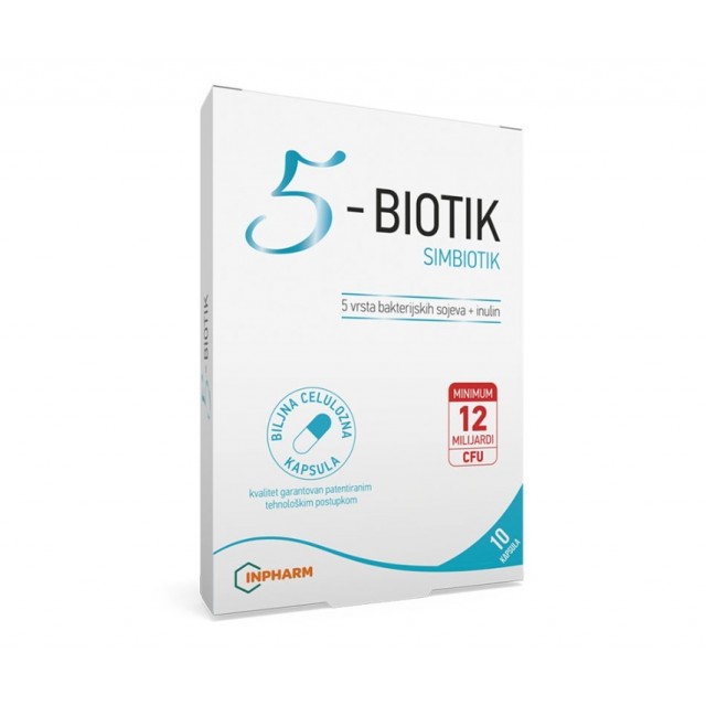 5-BIOTIK simbiotik 10 kapsula 5-BIOTIK simbiotik 10 kapsula