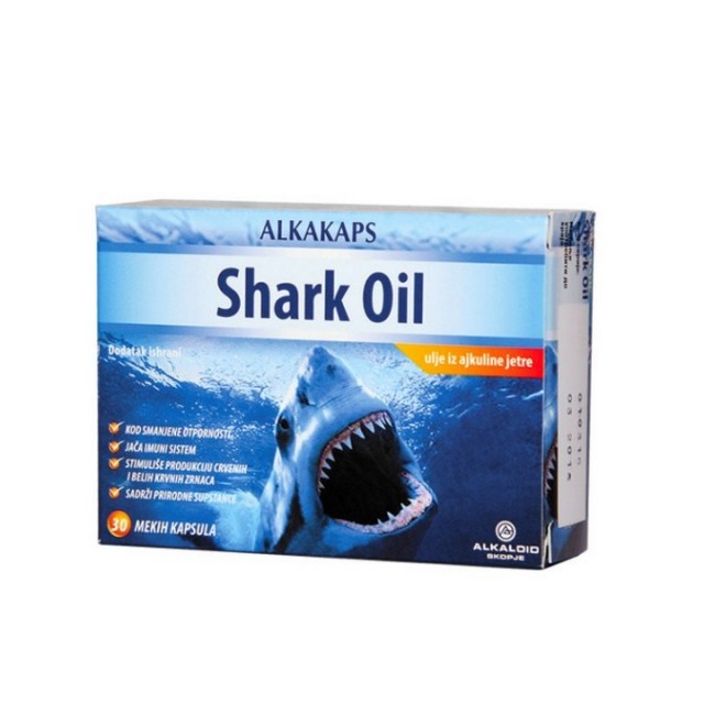Alkakaps Shark Oil kapsule 30x500mg Alkakaps Shark Oil kapsule 30x500mg